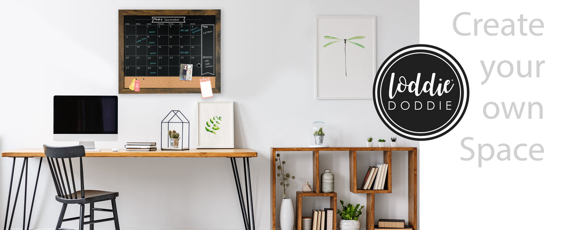 Getting Organized with your Loddie Doddie Chalkboard Calendar