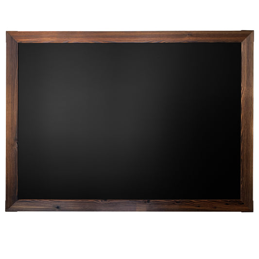 46x34.5 Rustic Framed Magnetic Chalkboard