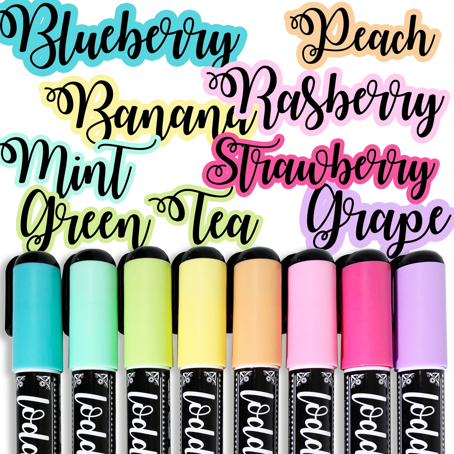 8ct Chalk Markers- Macaron Pastel Colors