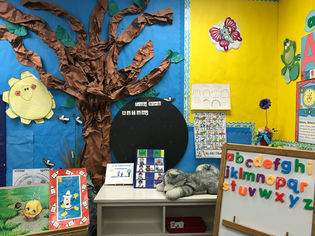 creatively decorated classroom