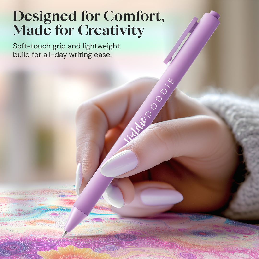 18ct Satin Barrel Retractable Gel Pens - Sugar Rush