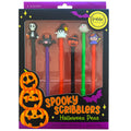 Loddie Doddie Spooky Scribblers Halloween Character Pens, Black Ink, 6 Count
