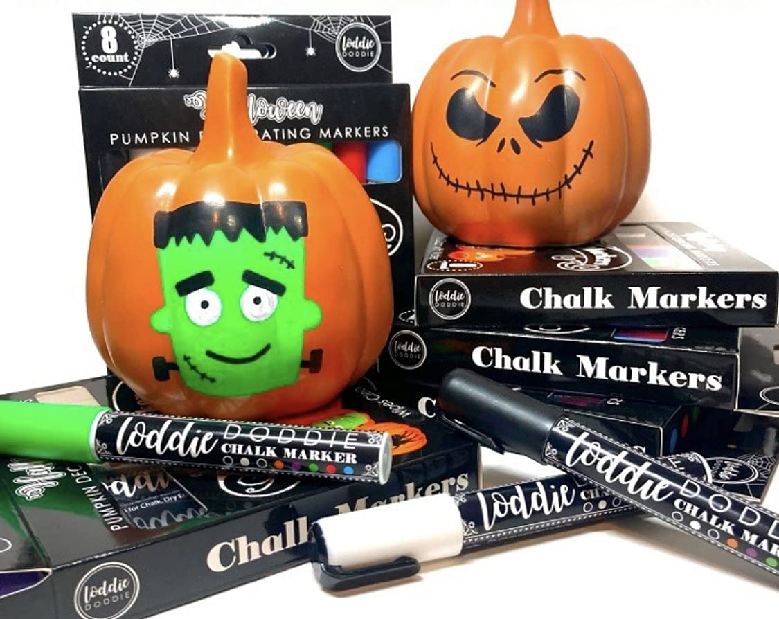 8ct Halloween Pumpkin Decorating Markers