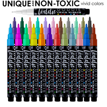 24ct Chalk Markers- Fine Point - Artists Assortment