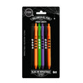 Loddie Doddie 6ct Retractable Satin Gel Pens - Halloween Ghost and Pumpkin