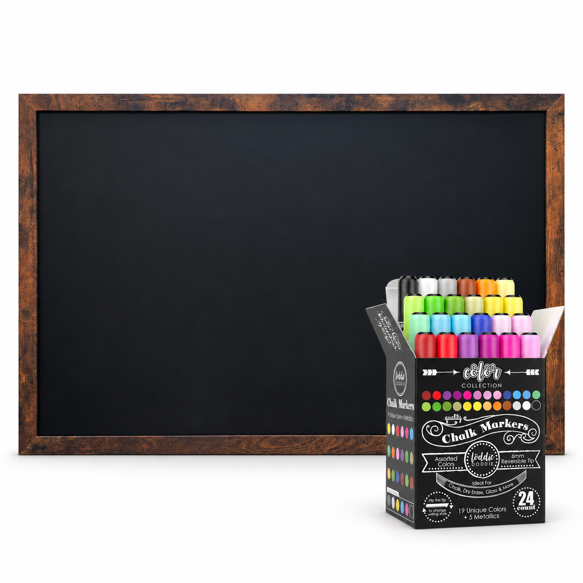 The Chalkboard Starter Kit (24x36 Rustic) | LoddieDoddie Exclusive Bundle