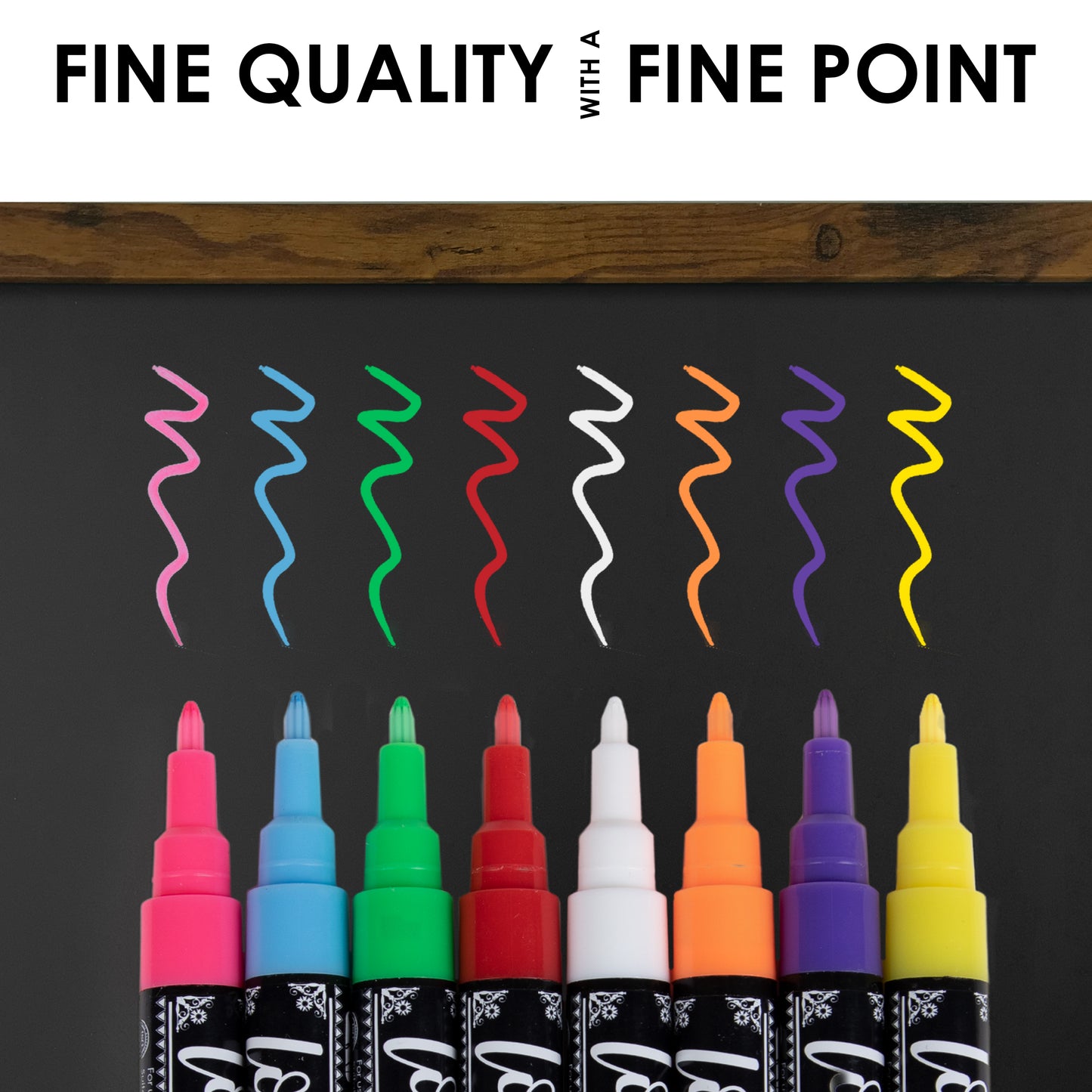 24ct Chalk Markers- Fine Point - Artists Assortment