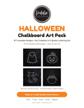 Halloween Chalkboard Art Pack cover