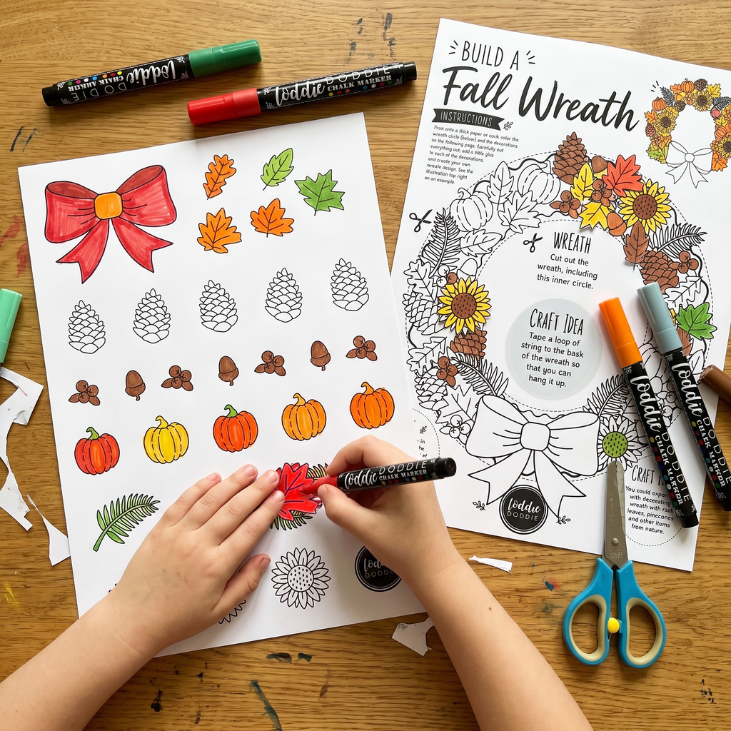 🍂 Autumn Wreath Craft