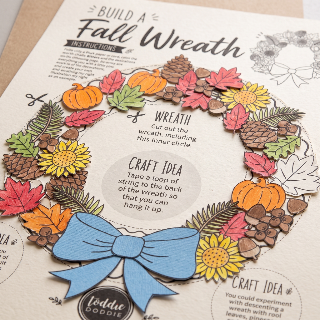 🍂 Autumn Wreath Craft
