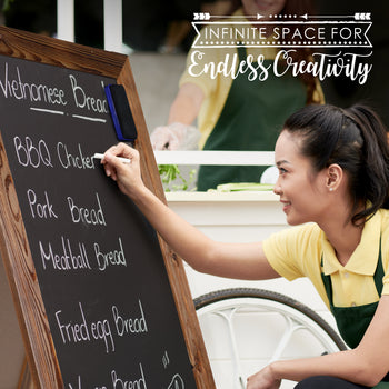 Chalkboard A-frame easel for cafes, weddings & storefronts