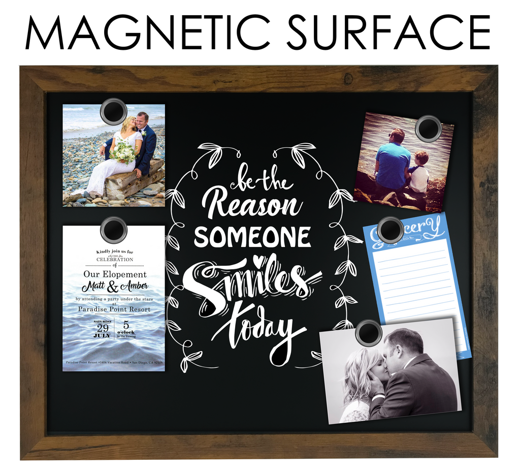 18x22 Rustic Framed Magnetic Chalk Board