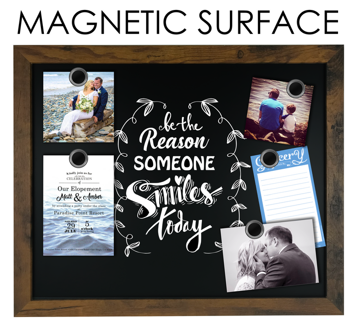 18x22 Rustic Framed Magnetic Chalk Board