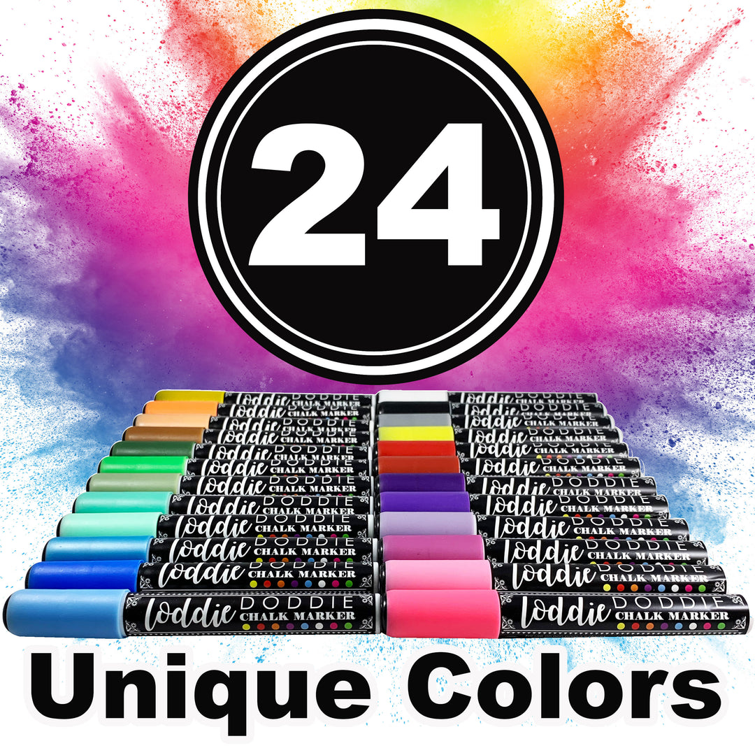 24ct Chalk Markers- Artists Assortment