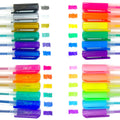 24ct Gel Pens with Plastic Carry Case - Neon, Metallic, Glitter and Pastel