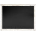 46x34.5 Whitewashed Frame Magnetic Chalkboard