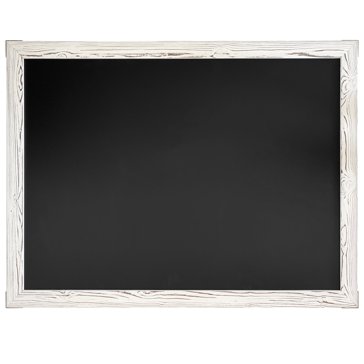 46x34.5 Whitewashed Frame Magnetic Chalkbaord