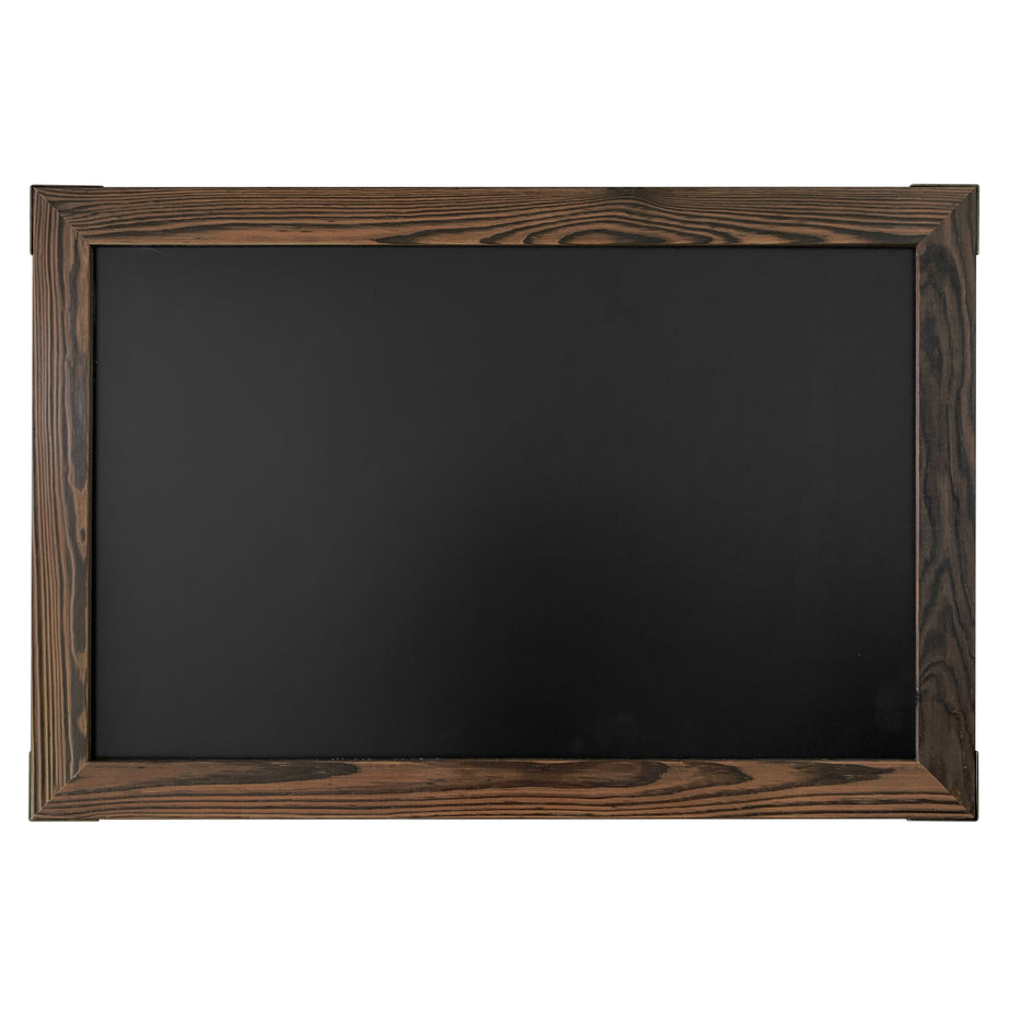 20x30 Rustic Wood Frame Magnetic Chalkboard