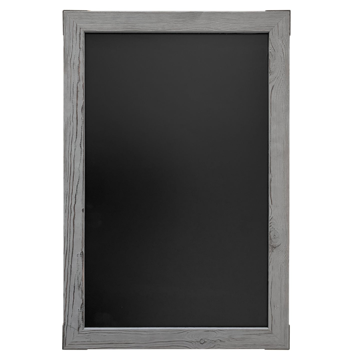 20x30 Gray Wood Frame Magnetic Chalkboard