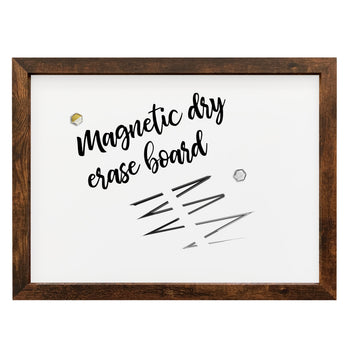 18x24 Rustic Framed Magnetic White Board
