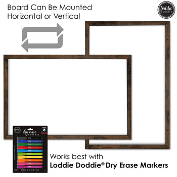 24x36 Rustic magnetic dry erase board