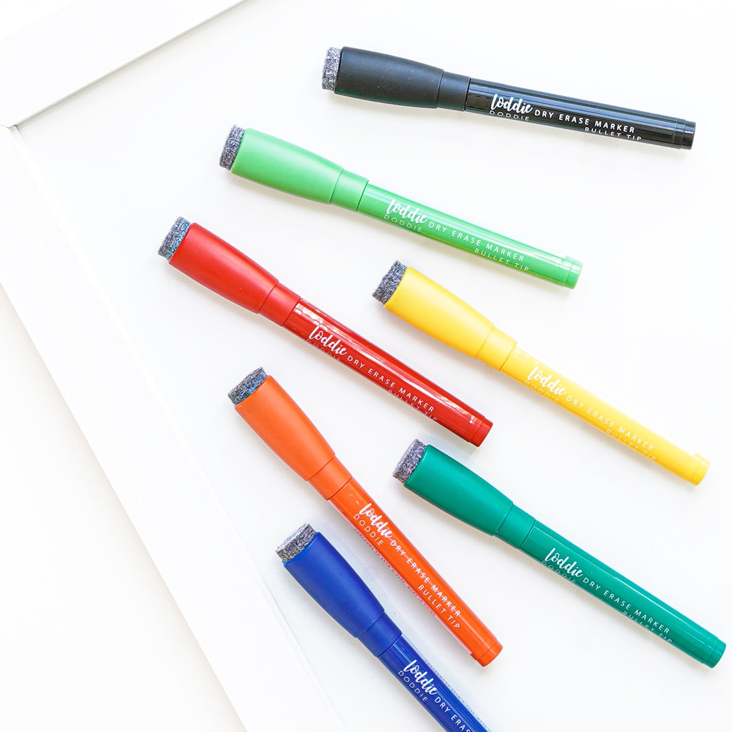 10ct Magnetic Dry Erase Markers with Eraser Caps