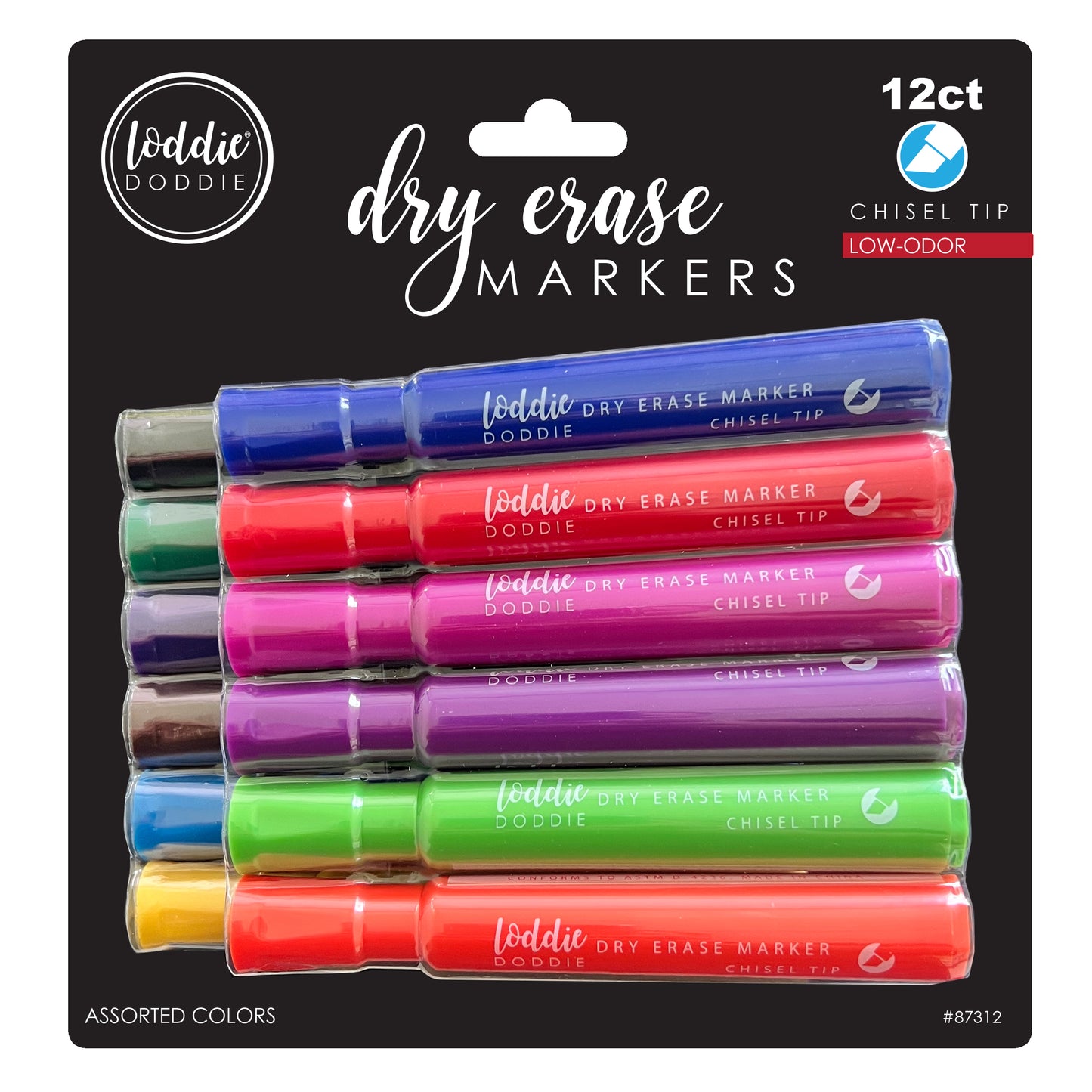 12ct Broad Chisel Point Dry Erase Markers