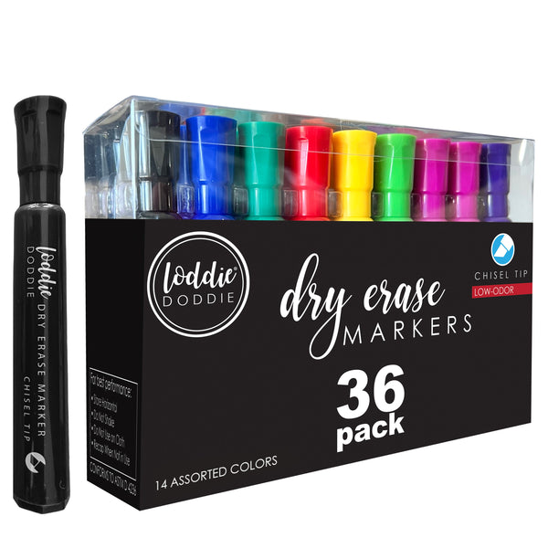 SCRIBBLEDO RNAB0BCH7FNM5 scribbledo 36 pack dry erase markers fine