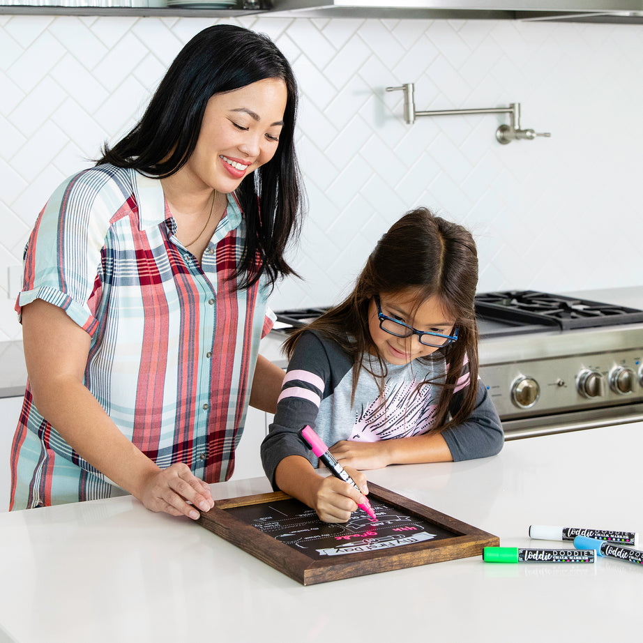 My First and Last Day Double-Sided Chalkboard Kit with 2 Chalk Markers