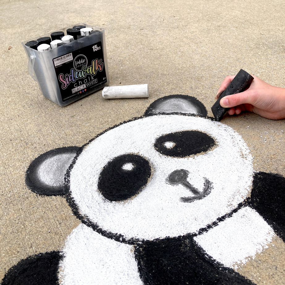 Black & White Sidewalk Chalk