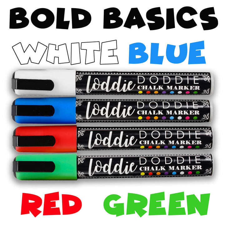 4ct Chalk Markers - Basics Primary Colors
