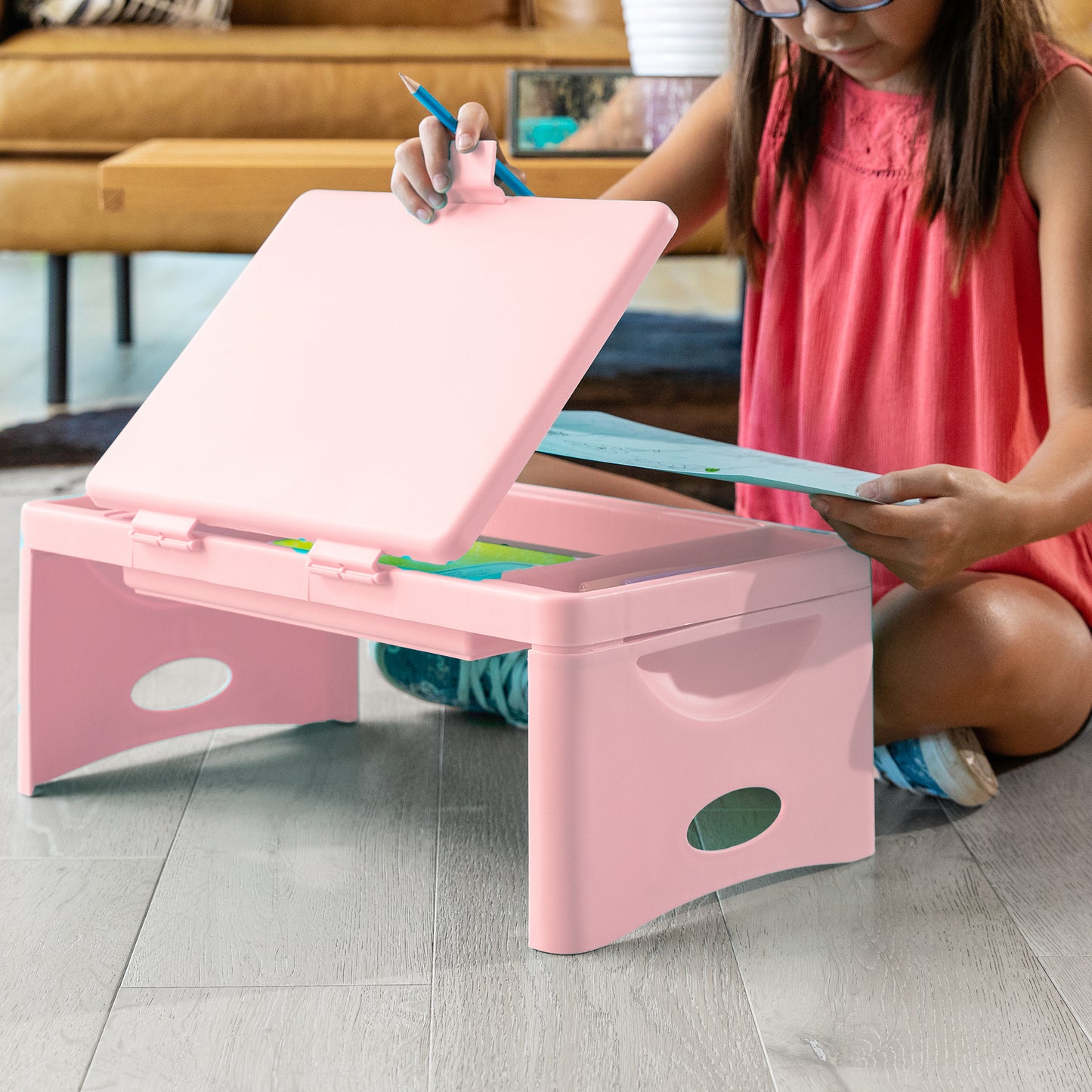 Foldable Lap Desk-Blush