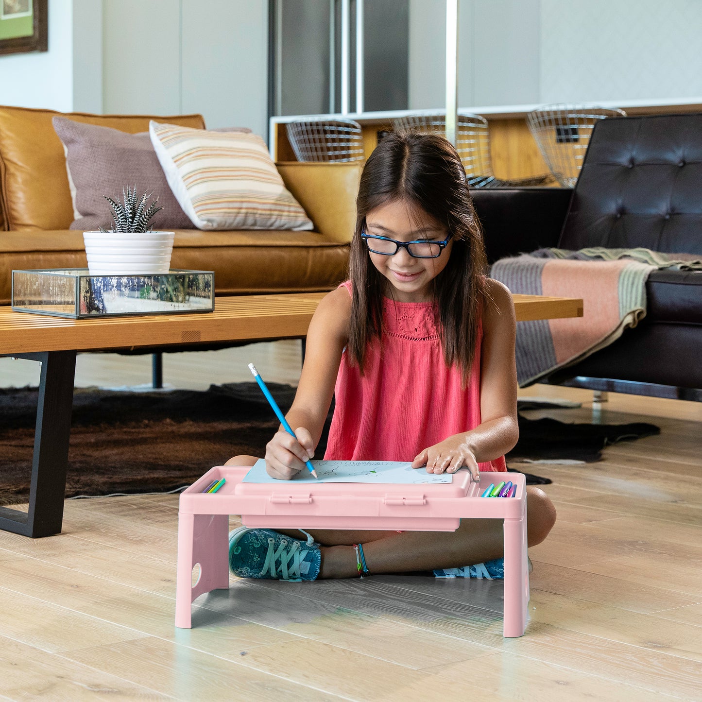 Foldable Lap Desk-Blush