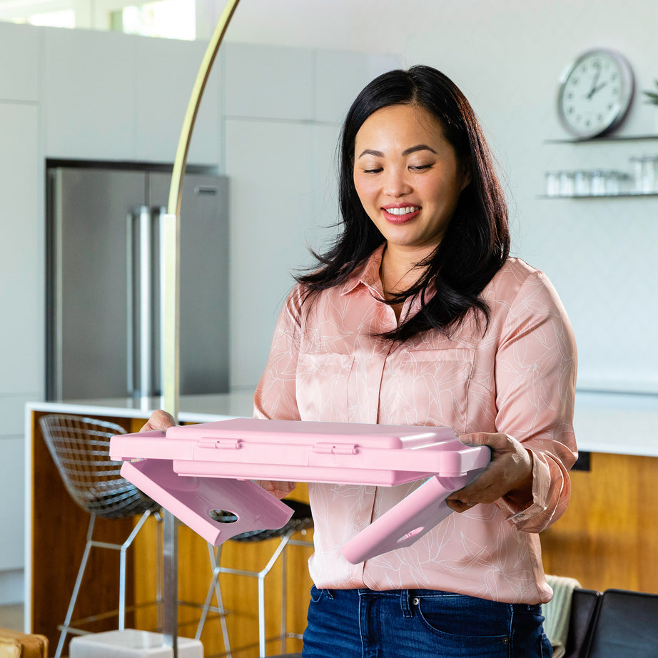 Foldable Lap Desk-Blush