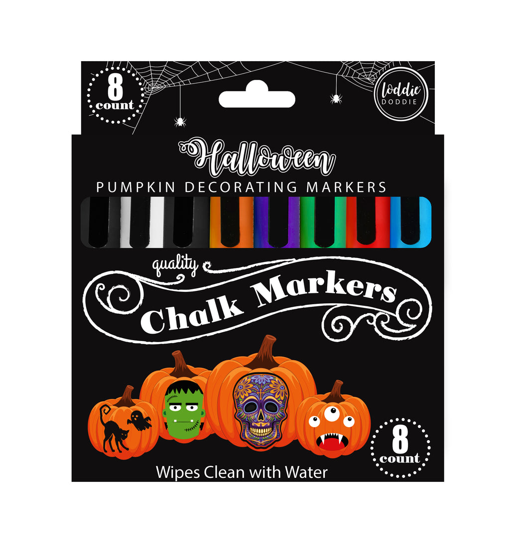 8ct Halloween Pumpkin Decorating Markers