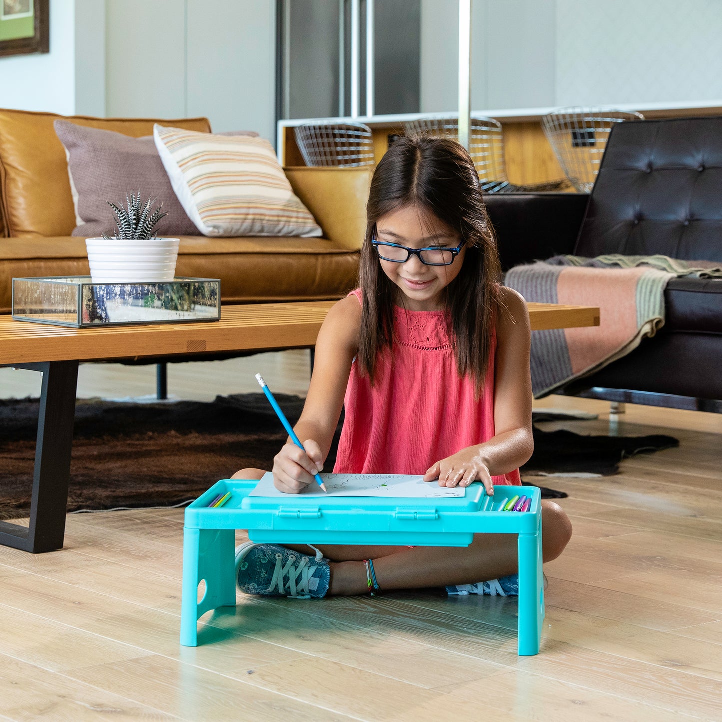 Foldable Lap Desk - Teal