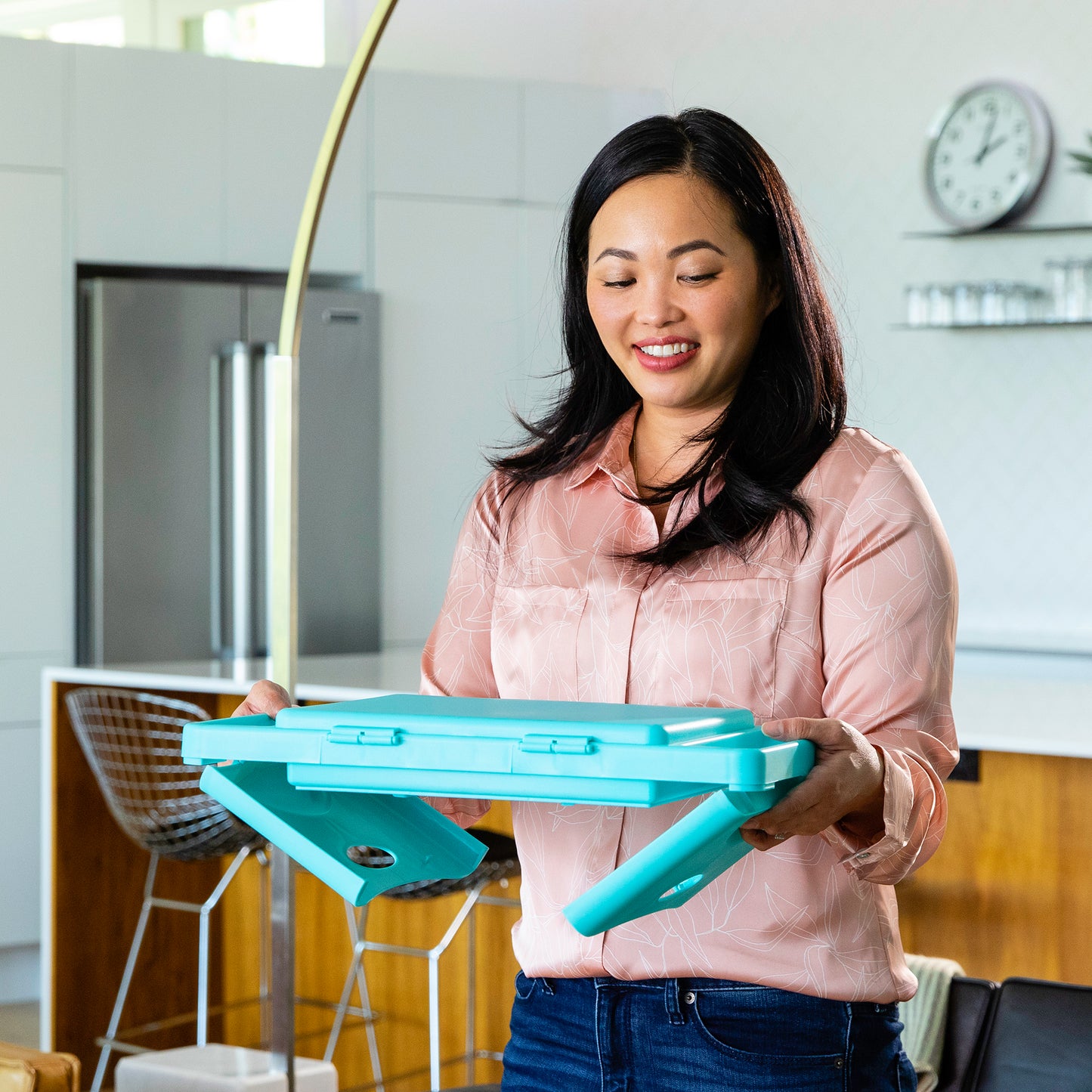 Foldable Lap Desk - Teal