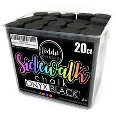 20ct Onyx Black Sidewalk Chalk
