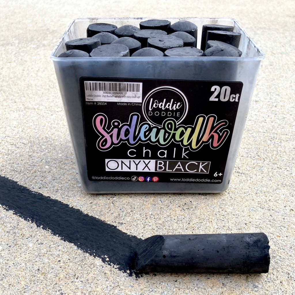 Black Sidewalk Chalk