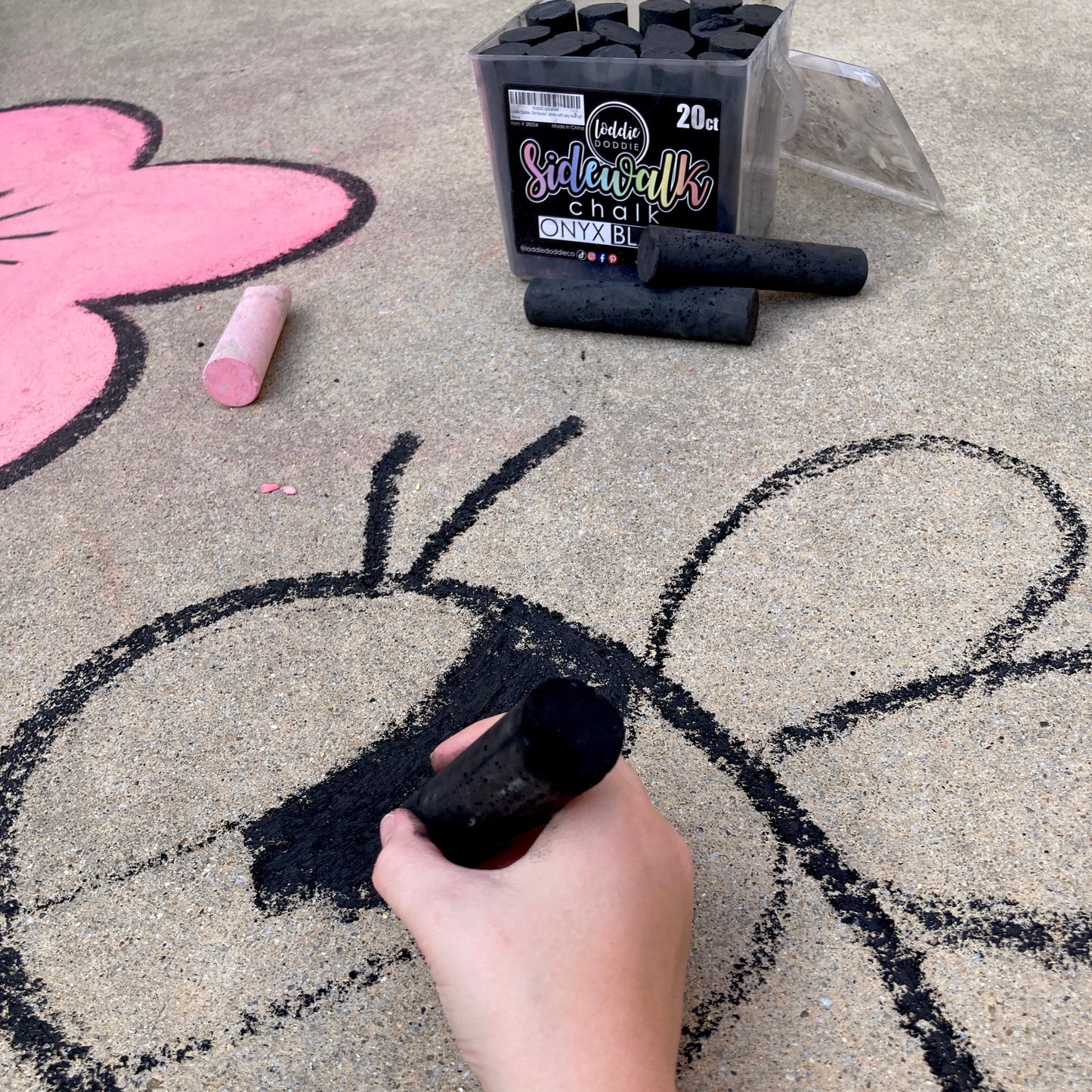 Black Sidewalk Chalk