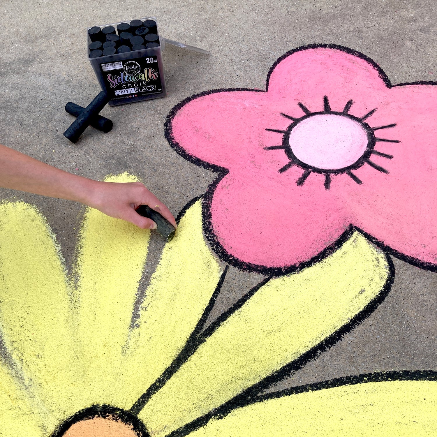 Black Sidewalk Chalk