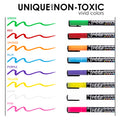 8ct Fine Point Chalk Markers - Vivid Colors