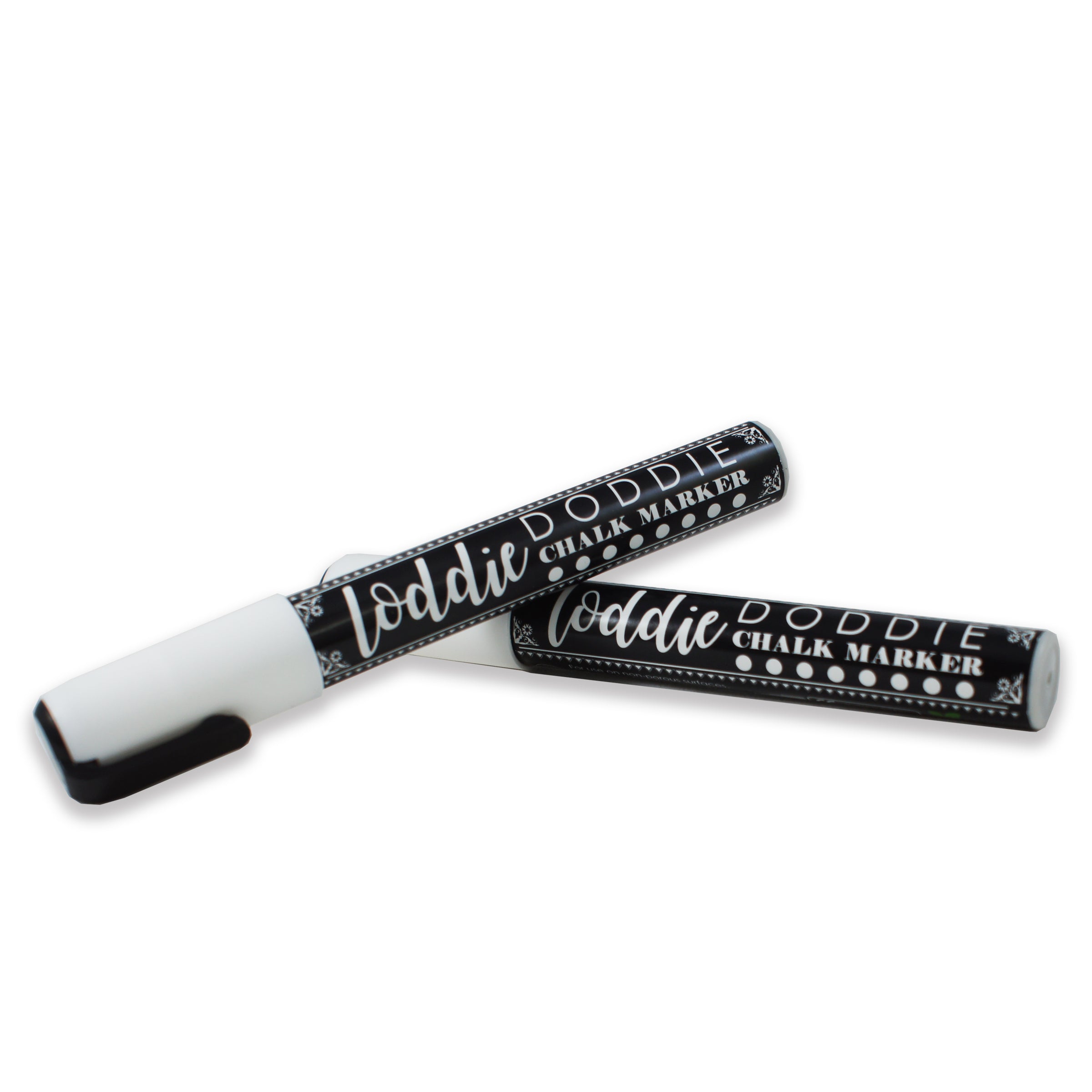 Loddie Doddie Liquid Chalk Markers | Dust Free Chalk Pens - Perfect for  Chalkboards, Blackboards, Windows and Glass | 6mm Reversible Bullet &  Chisel